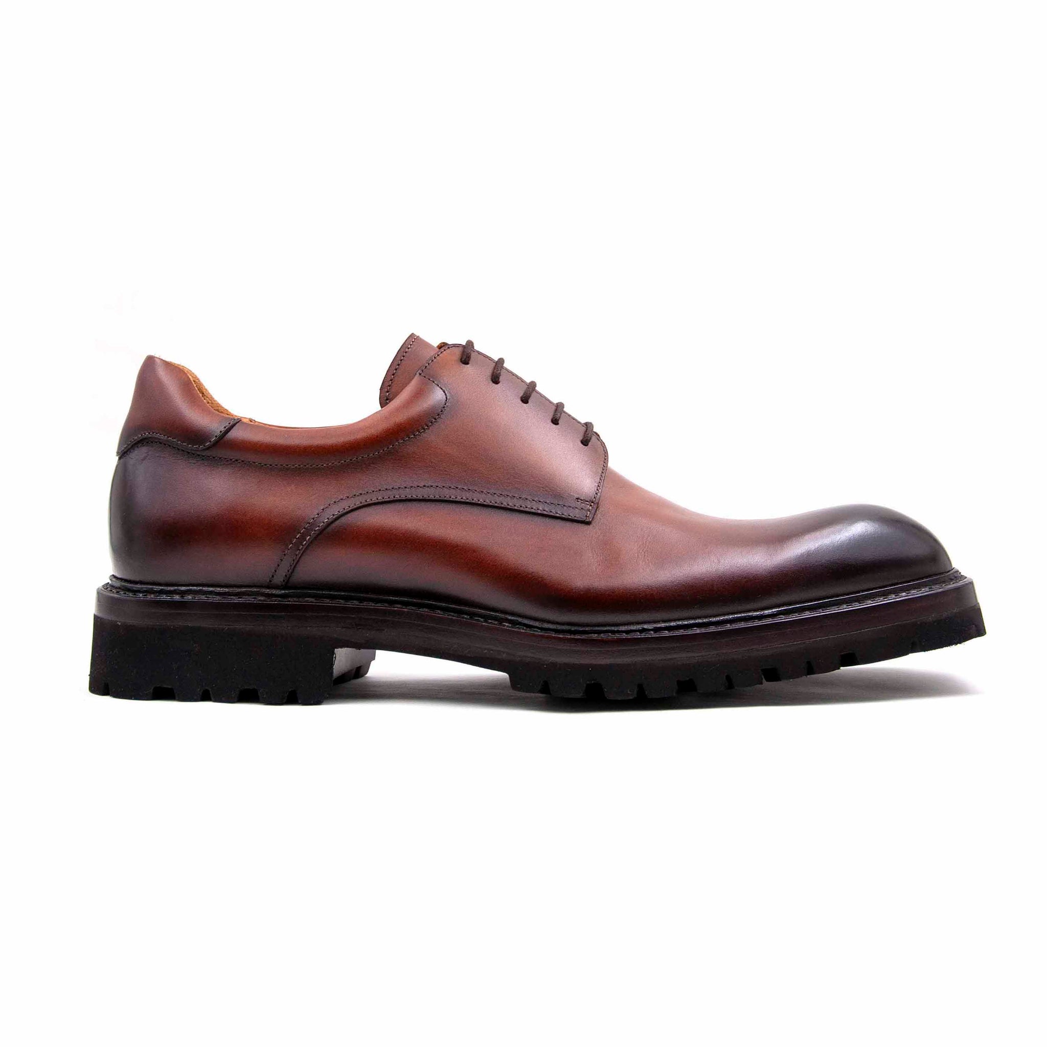 Ugo Vasare Williams Goodyear Welt Wholecut Toe Camel Green Dress Shoes